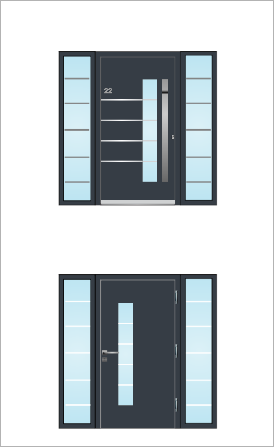 Haustür AB 2501361 B  Variante